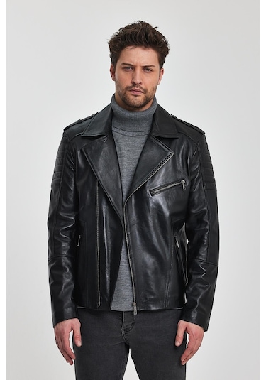 Rob Siyah Deri Mont 001