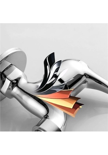 Wondernest Musluk Monte Makinesi Jialan Duvara Dokunun Çamaşır Bahçe Açık Kf Gümüş