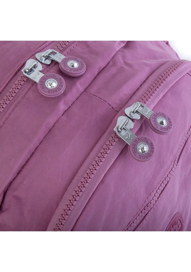 Nas Bag Unisex Büyük Boy Zararlı Kimyasal İçermeyen Waterproof Sırt Çantası Gül Kurusu Gül Kurusu