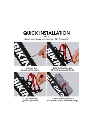 Dancemonkey West Bıkıng Yp0704037 Mtb Bisiklet Su Şişesi Tutucu Küçük Tasarım, Siyah/mavi Acid Yeşili