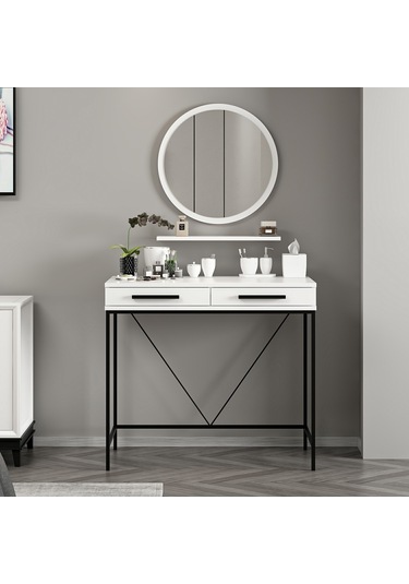 Minarmobilya Sane Makyaj Masası Yuv. Ayna Set 2