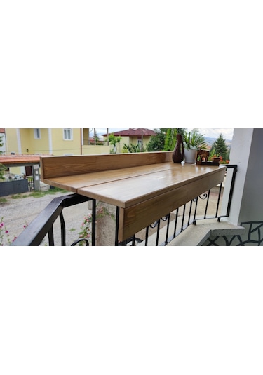 Ahşap Balkon Masası