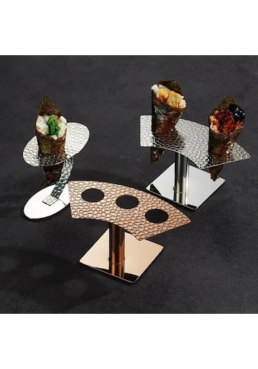 Suntek 3 Delik Düğün Etkinlikleri Için Taban Waffle Dondurma Külahı Tutucusu