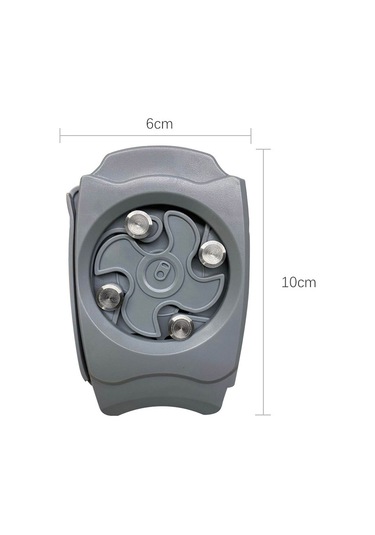 Mufunye Gri El Boyutlu Tüm Kapağı Kaldıran Metal+abs Materyalli İçecek Kutusu Açıcı - Ev, Parti, Piknik İçin Pratik Gri