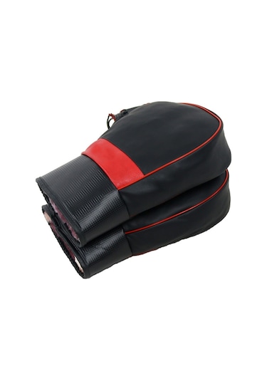 Sones 1 Çift Motosiklet Su Ve Rüzgara Dayanıklı Kış SıcaK Sürüş Eldivenleri Kırmızı - Siyah