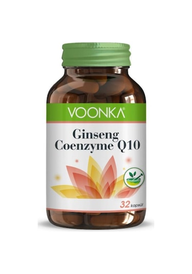 Voonka Ginseng Coenzyme Q10 32   Kapsül