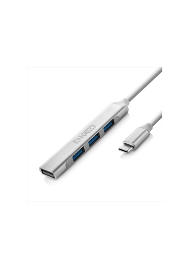 Enkado Ekd-tp50, Type-c To 3xusb 2.0, 1xusb 3.0, Metal, Usb Hub
