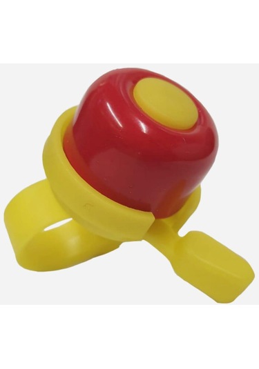 Sarissa Çocuk Bisikleti Zil 1. Kalite Plastik Gövde Metal Çan Sarı Kırmızı Kırmızı - Sarı