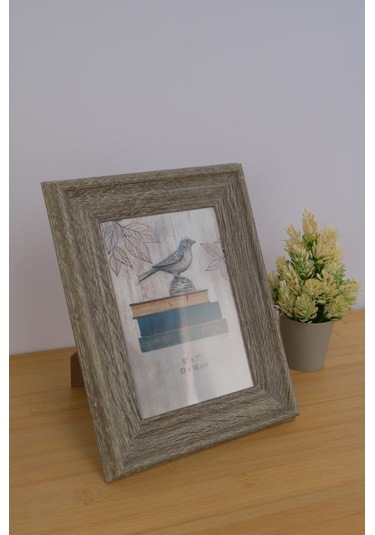 Digithome Dekoratif Mdf Resim Fotoğraf Çerçevesi 13x18 Gri Thn76079 C1-1-18