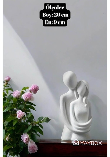 Bernami Mumluk Şamdanpinterest Sevgili Aşıklar Sarılmış Biblo Dekor 1 Adet Diğer