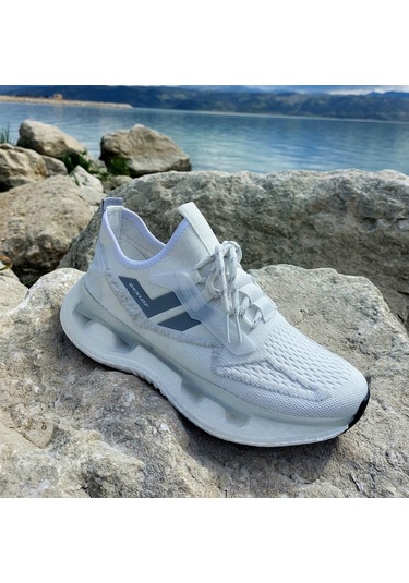 Dunlop 2357 Beyaz Air Yumuşak Taban Erkek Spor Ayakkabı AYKSAYAK-000518