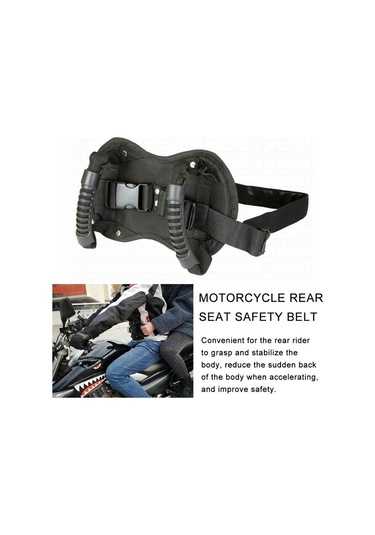 Motosiklet Arka Koltuk Emniyet Kol Dayama, Yolcu Kavrama Tutma Kolu Kayışsız Emniyet Kemeri Koruması Yurt Dışından A