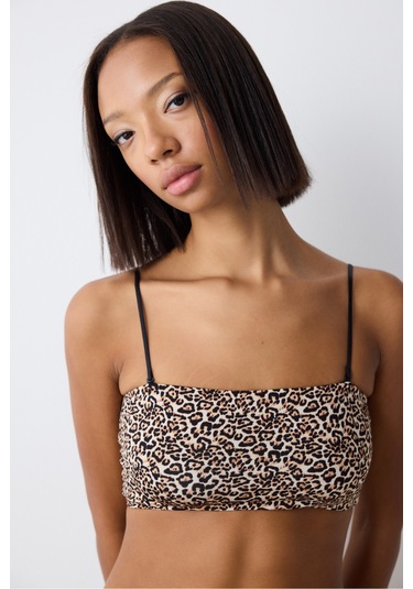 Penti Leopard Bandeau Çok Renkli Üst
