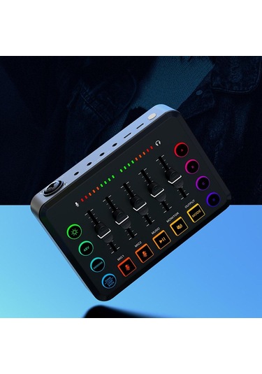 Homyl Şarkı Söyleme Kayıt Ses Kartı Taşınabilir Uyumlu Kompakt