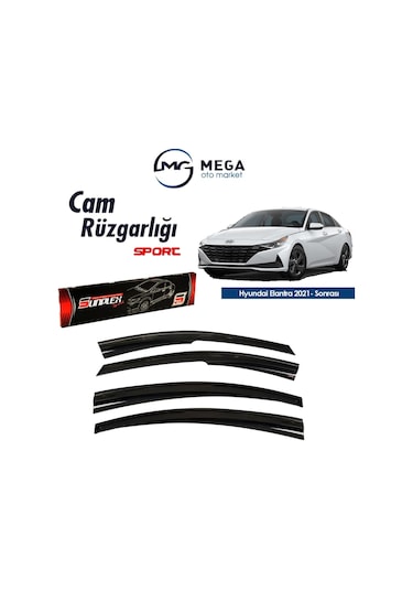 Hyundai Elantra 2021- Sonrası Mugen Tip Cam Rüzgarlık Sunplex