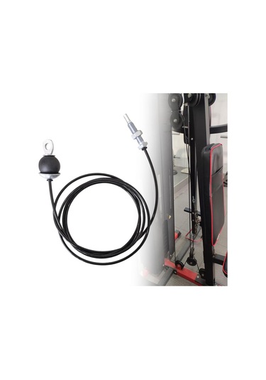 Suntek Fitness Dıy Kasnak Kablo Malzemeleri Çapı 5mm Biceps 300cm