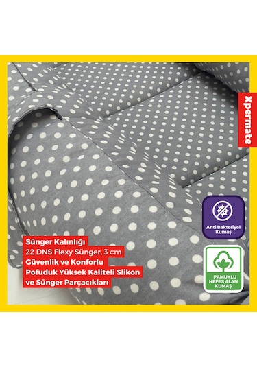 Xpermate Portbebe Ana Kucağı, Puset Bebek Taşıma Çantası Kundağı - XBEB5070PORTBEBPUAGRI