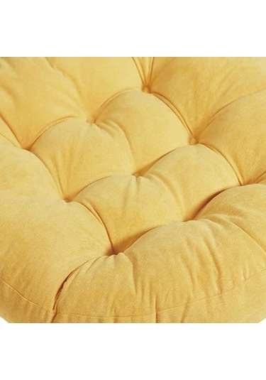 Suntek Büyük Koltuk Minderi 55cmx55cm Ofis Koltuğu Sarı Için