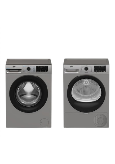 Beko KMX 90 S Kurutma Makinesi - CMXD 9120 S Çamaşır Makinesi 2'li Set