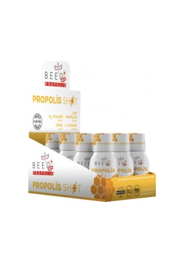 Beeo Up Propolis Çinko D3 C Shot 50 Ml - 12 Adet
