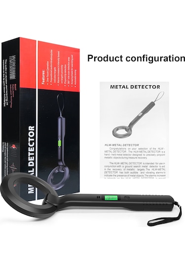 Gp El Lcd Ekran Metal Dedektörü Taşınabilir Pin Pointer Hazine Bulucu Probu, Buzzer Alarmı / Titreşim İle
