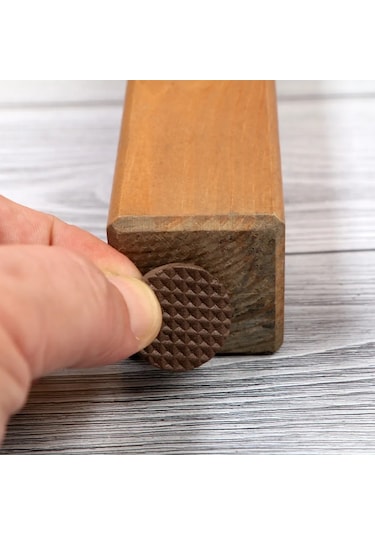 Tundra Kendinden Yapışkanlı Yuvarlak Sandalye Ayak Koruyucuları 18 Adet 432688177 Kahverengi