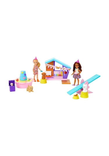 Barbie Chelsea Köpekçiğin Doğum Günü Oyun Seti  HJY88