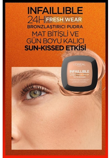Loreal Parıs Infaıllıble Bronze Matte Bronzıng Powder 300 Lıght M
