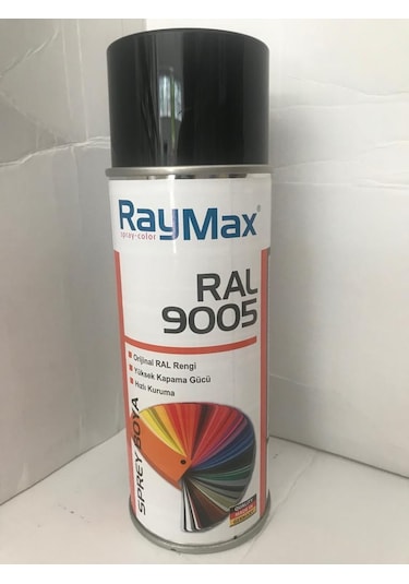 Raymax Akrilik Sprey Ral 9005 Parlak Siyah 400 ML.Made in Germany