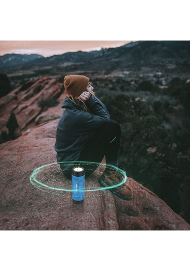 Skycity "zealot S1 Taşınabilir Bluetooth Hoparlör: Fm Radyo, Tf Kart, 4000mah Pil, Su Geçirmez, Led Işık Ve Mikrofonlu"