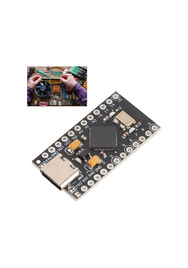 Xindoker Atmega32u4 Pro Mikrodenetleyici Geliştirme Kartı - Type-c Arayüz, 32kb Flash, 16mhz, Usb Ve Zengin I/o Kaynakları
