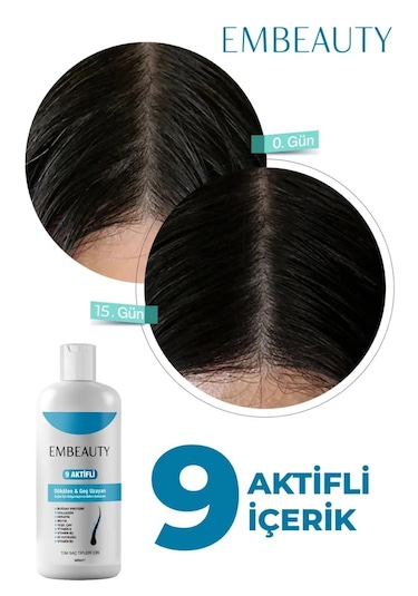 Embeauty Kolajen & Keratin Saç Dökülmesine Karşı Şampuan 400 ML