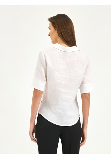 Karaca Kadın Regular Fıt Gömlek-beyaz 12.25s.04.017 Beyaz