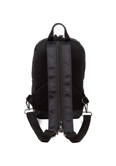 Newish Polo Erkek Kumaş Çapraz Göğüs Ve Omuz Çantası New158 - Siyah - Mavi