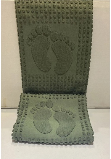 Özdilek Winter Havlu Ayak İzli Paspas 50x70 -c Yeşil Yeşil