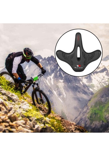 Suntek Mtb Bisiklet Minderi Dolgulu Ekstra Anka-kuşu-deseni Siyah