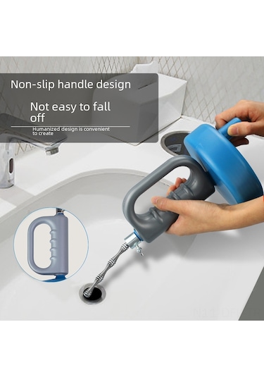 Dofolink Ev İçin El İle Tuvalet Ve Kanal Tıkanıklık Çözücü, 5m Uzunlukta Dayanıklı Boru Temizleme Aracı Diğer