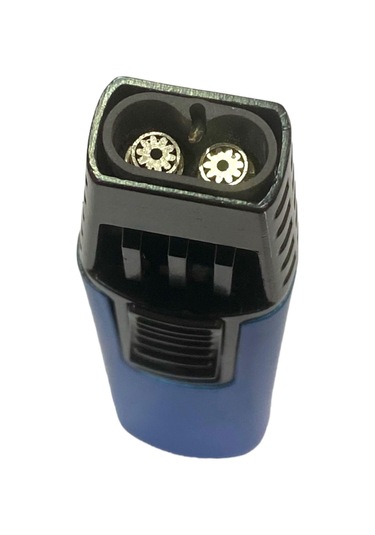 Çift Pürmüzlü Yandan Çekmeli Mavi Çakmak 109319 Mavi