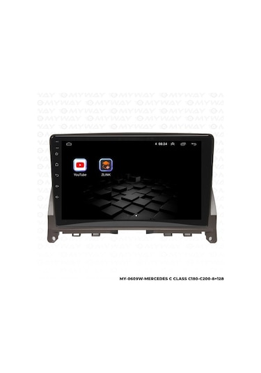 Myway Mercedes C Class C180-c200 Android Multimedya Carplay Navigasyon Ekran - 8gb Ram+128 Gb Hdd - Myway