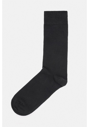 SÜVARİ Siyah Düz Çorap