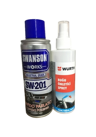Swanson Works Torpido Parlatıcı 200 Ml Würth Buğu Sprey 150 Ml