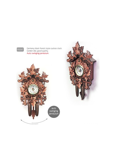 Qingmipy "şık Duvar Saati - 4 Farklı Tasarım Seçeneği İle Ev Ve Kafe Dekorasyonu" Çok Renki