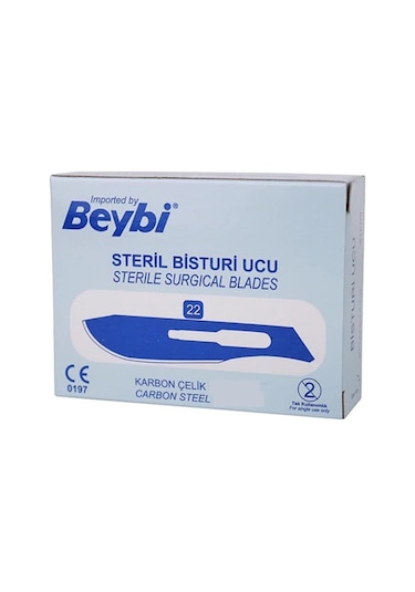 Beybi - Bistüri Ucu No : 22 - 100 Adet - 1 Paket