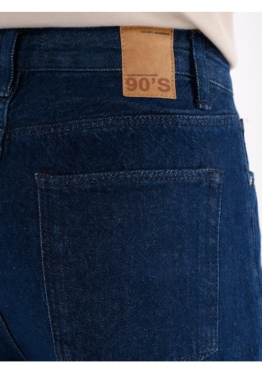 Colins 985 Lori Normal Kesim Yüksek Bel Geniş Paça Mavi Kadın Pantolon 001
