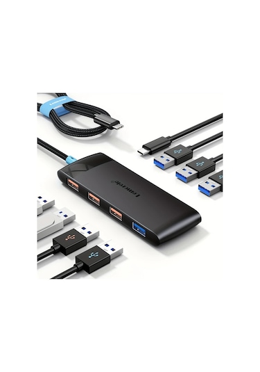 Xuweiwei Lemorel 10gbps Usb 3.0 Hub Tc42 13 23 62inch Macbook Uyumlu Pro İmac Dell Xps Pc Xbox Ps5 İçin Usb C Den Usb A Ya