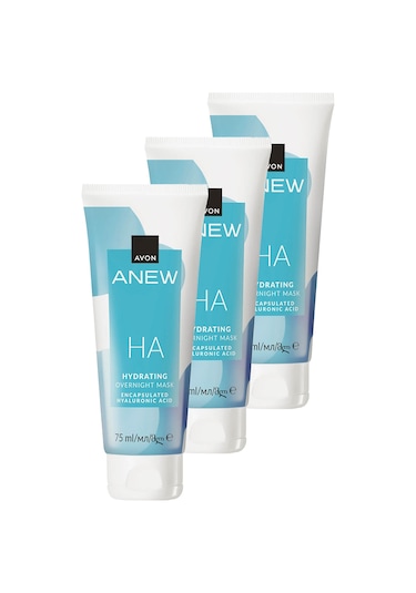 Avon Anew Hyalüronik Asit İçeren Gece Maskesi 3 x 75 ML