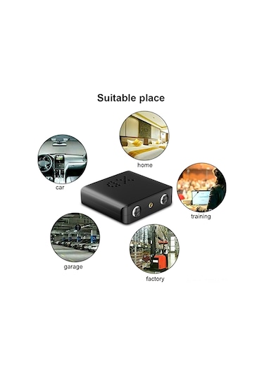 Tenfowee Küçük Ve Akıllı Ir-cut Gece Görüşlü Spor Kamerası - Hd Kayıt Yapabilir Siyah