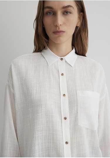 Mavi - Bej Gömlek 1210404-70057 Bej