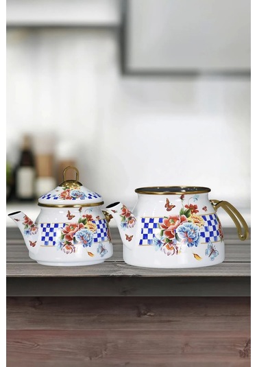 Pr Home Allegro Gold Model Emaye Çaydanlık