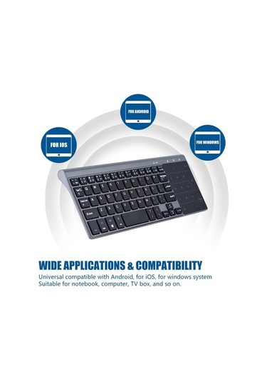 Sayısal Tuş Takımına Sahip Kablosuz Bluetooth Klavye